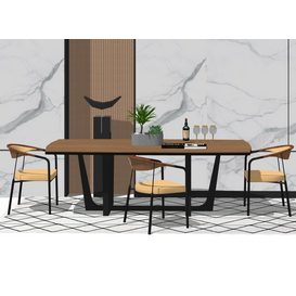 Dining set Sketchup 125