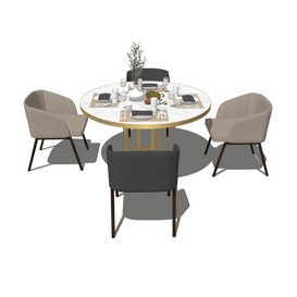 Dining set Sketchup 132