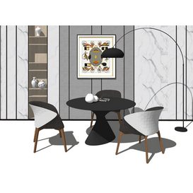 Dining set Sketchup 134