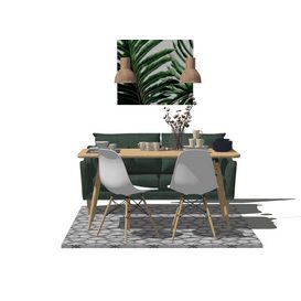 Dining set Sketchup 139