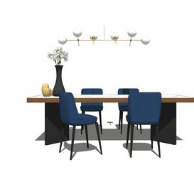 Dining set Sketchup 143