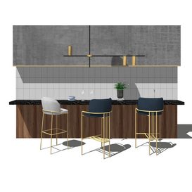 Dining set Sketchup 148