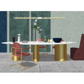 Dining set Sketchup 149