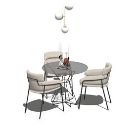 Dining set Sketchup 161