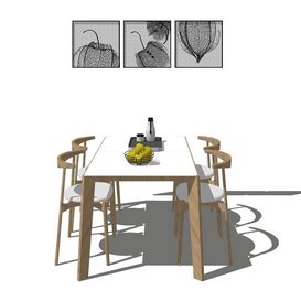 Dining set Sketchup 162