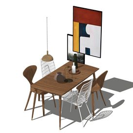 Dining set Sketchup 164