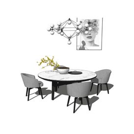 Dining set Sketchup 166