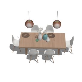 Dining set Sketchup 177