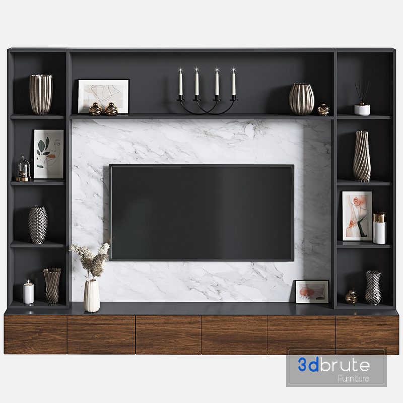 Modern tv wall 10