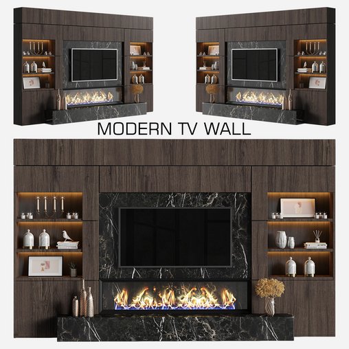 Modern tv wall 15