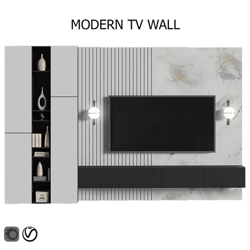 Modern tv wall 17