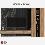 Modern tv wall 16