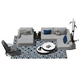 Sofa set Sketchup34