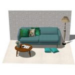 Sofa set Sketchup54