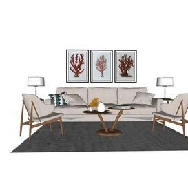 Sofa set Sketchup73