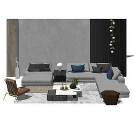 Sofa set Sketchup76