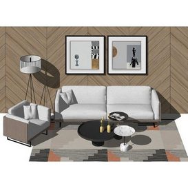 Sofa set Sketchup86