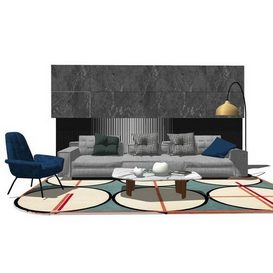 Sofa set Sketchup112