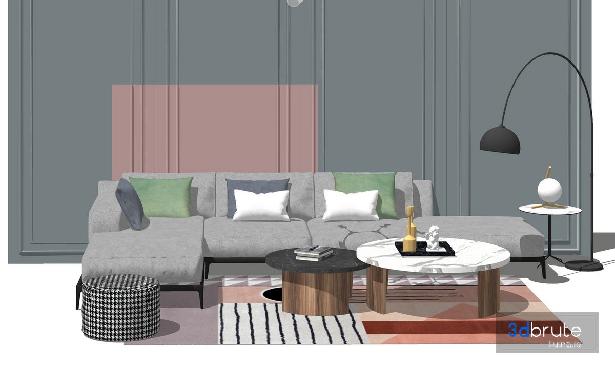 Sofa set Sketchup131