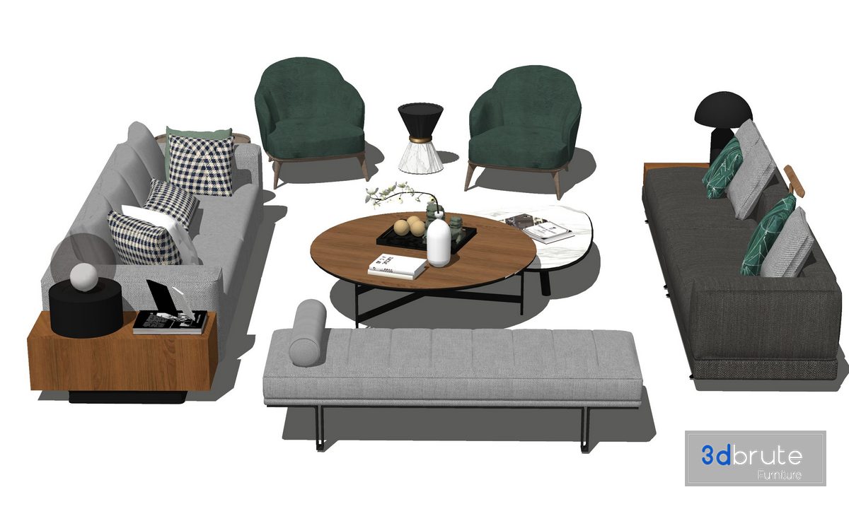 sketchup 3d warehouse designer sofa
