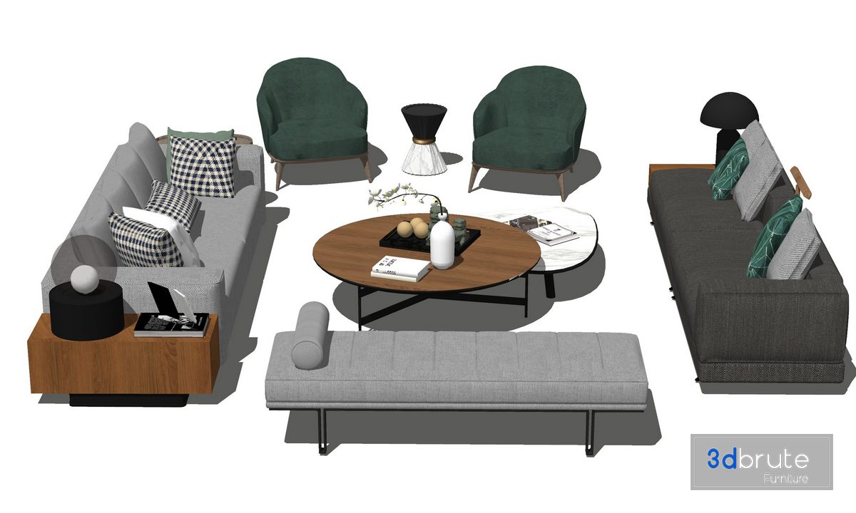 Sofa Table Sketchup Sofa Table Bodhiwasuen   Sofa Set Sketchup 92 