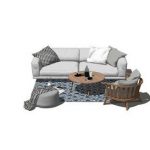 Sofa set Sketchup140