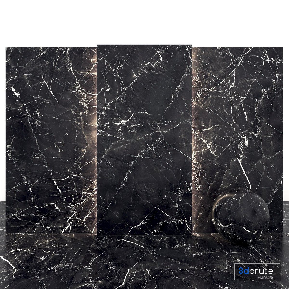 Gray Black Marble 01