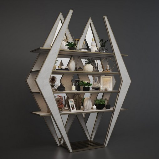 modern shelf