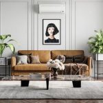 3D Interior sofa render