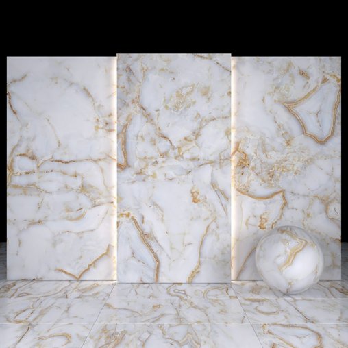 Agata white marble