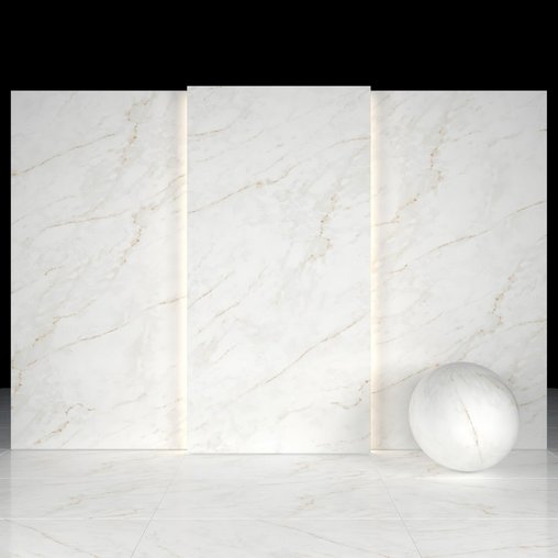 Calacatta glossy marble