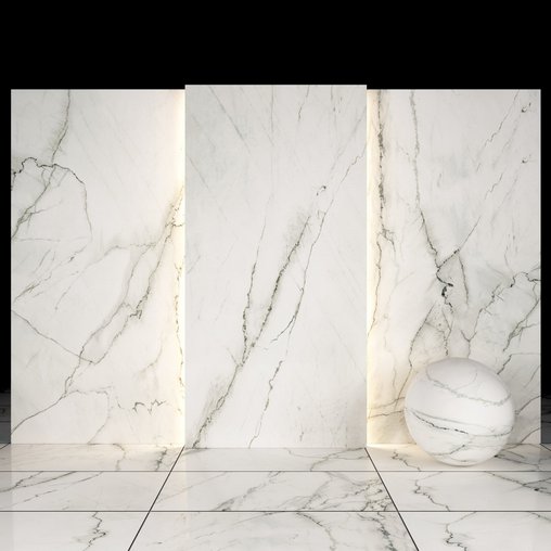 Carrara white marble