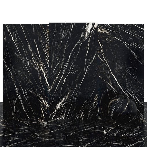 Deep Black Marble 01