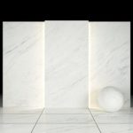 Elegant white marble