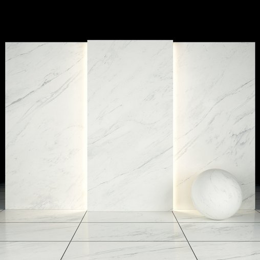 Elegant white marble