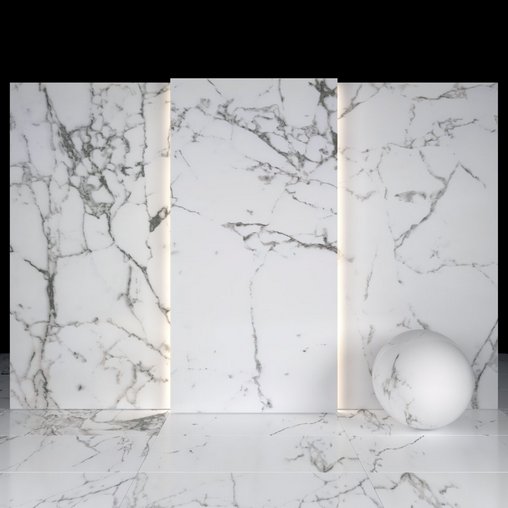 Flow White Marble 01