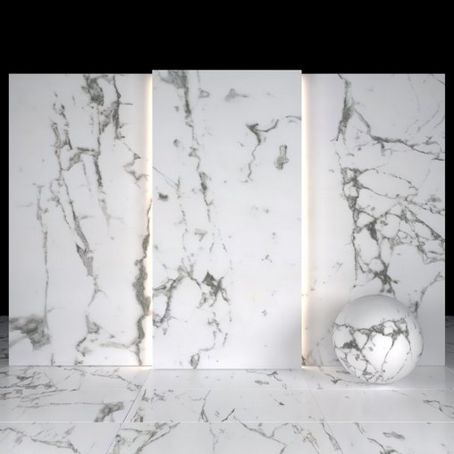 Flow White Marble 02