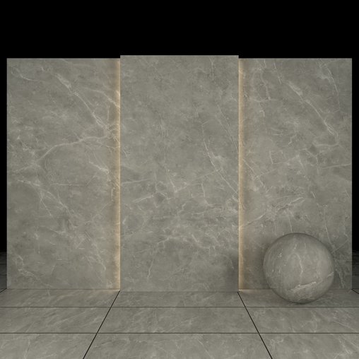 Gray fury marble