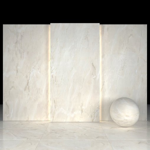 Secret white marble