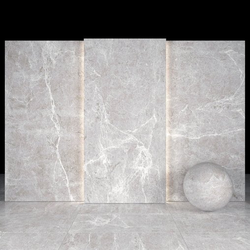 Spider gray marble