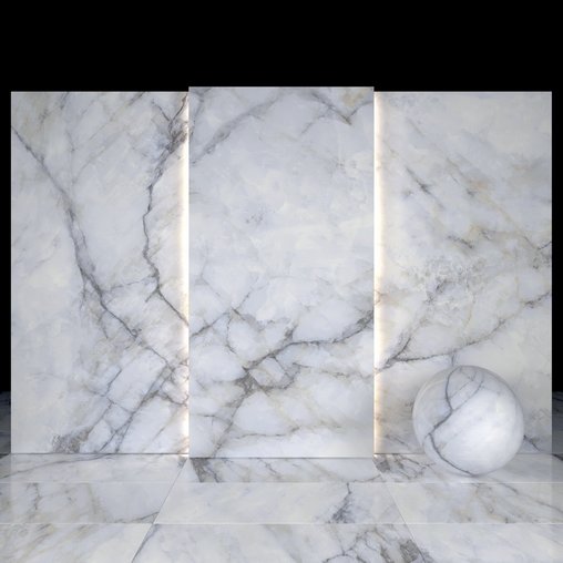 White Crystal Marble 01