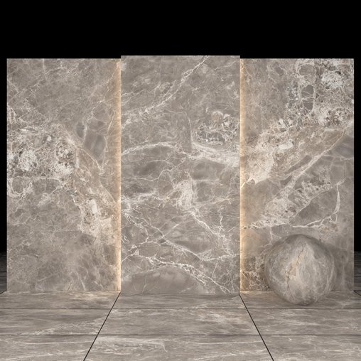 Alpha gray marble