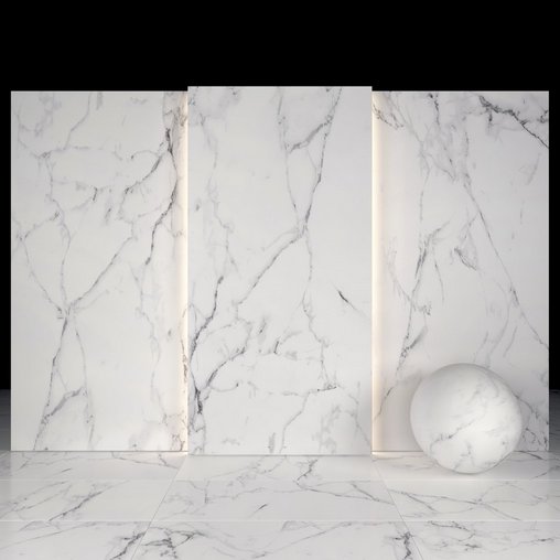 Carrara White Marble 04