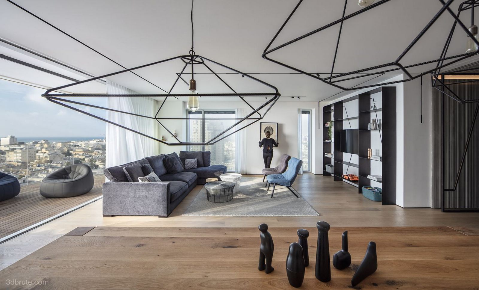 Simple Nordic Apartment idea 3dbrute - Nordic Simple Apartment Decorating