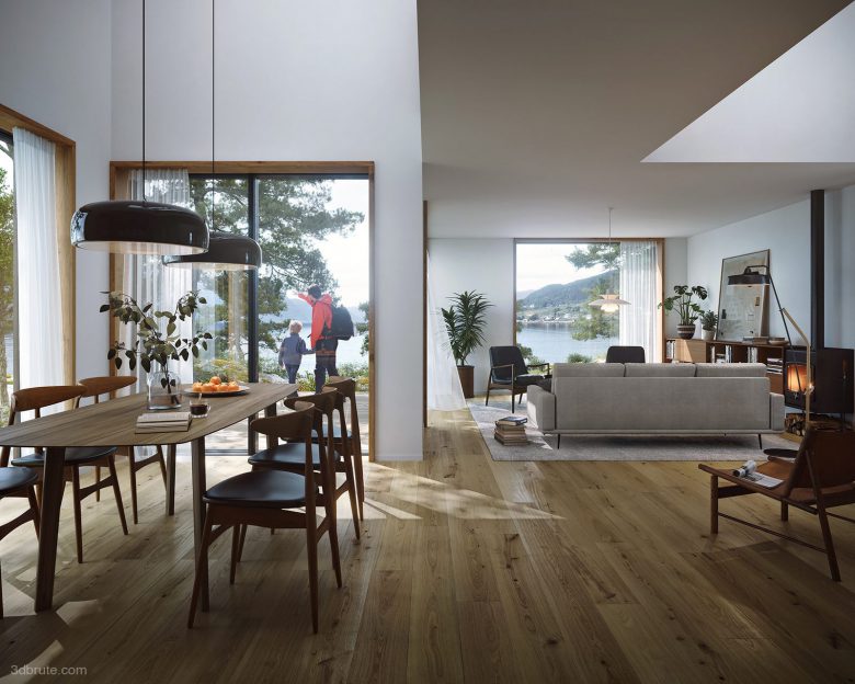 Luxury Nordic Living Spaces photo