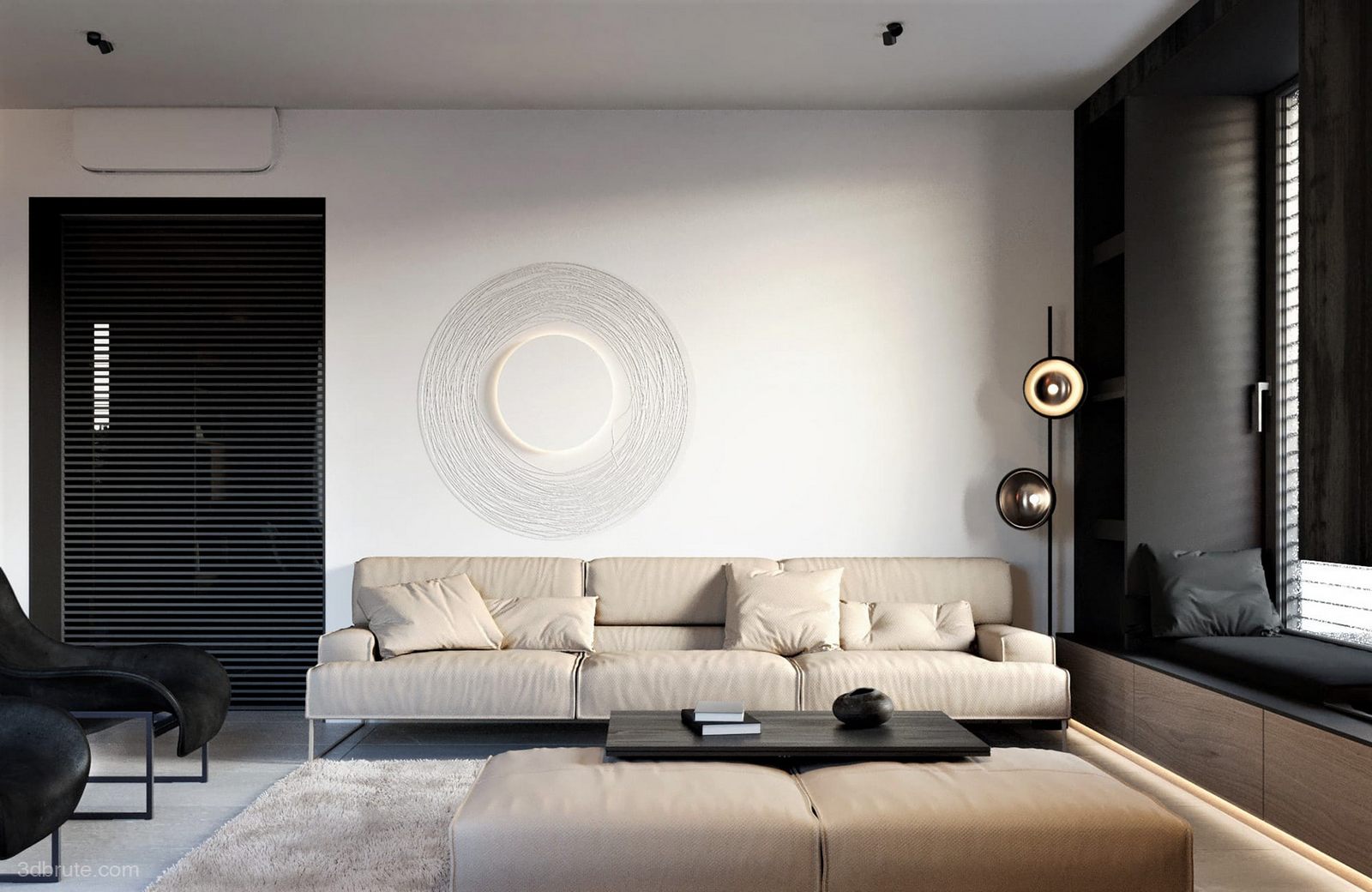 Foreign minimalist modern comfort design