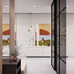 Fresh-comfortable Nordic apartment-to create elegant residential aesthetics
