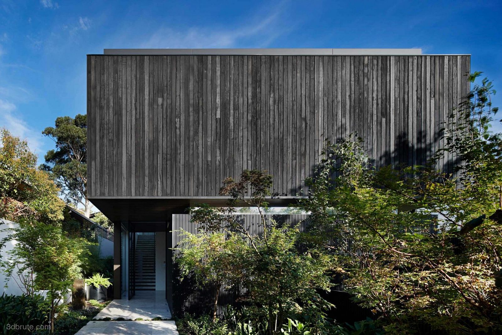 Melbourne Toorak Residential-a combination of lines and geometry