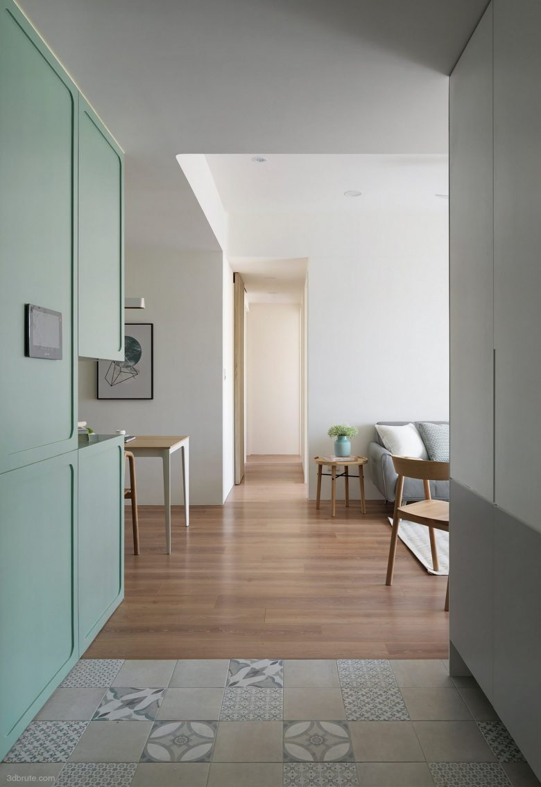 Foreign Nordic style small apartment home idea 3dbrute - Small Nordic Style Apartment Decor