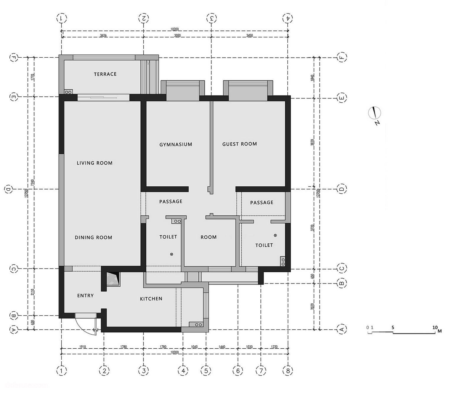 St. Petersburg Nordic Apartment-Irresistible Premium Grey